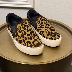 Ugg Leopard Print Slip-On Sneakers